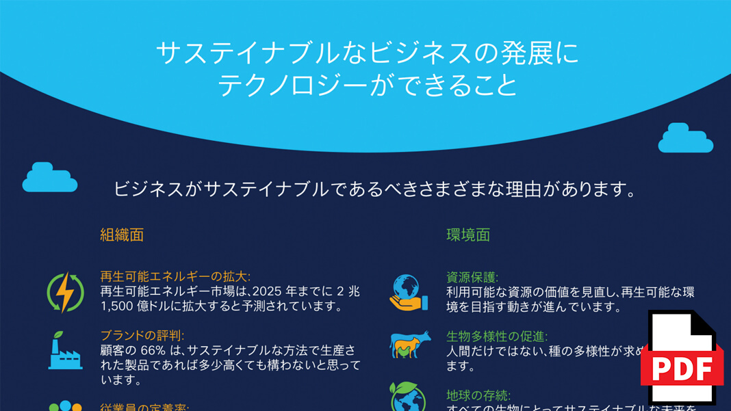 企業のサステナブルな成長に役立つテクノロジー