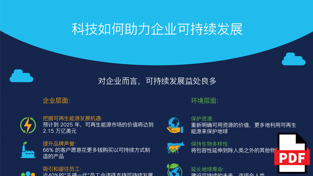 技术如何助力企业可持续发展